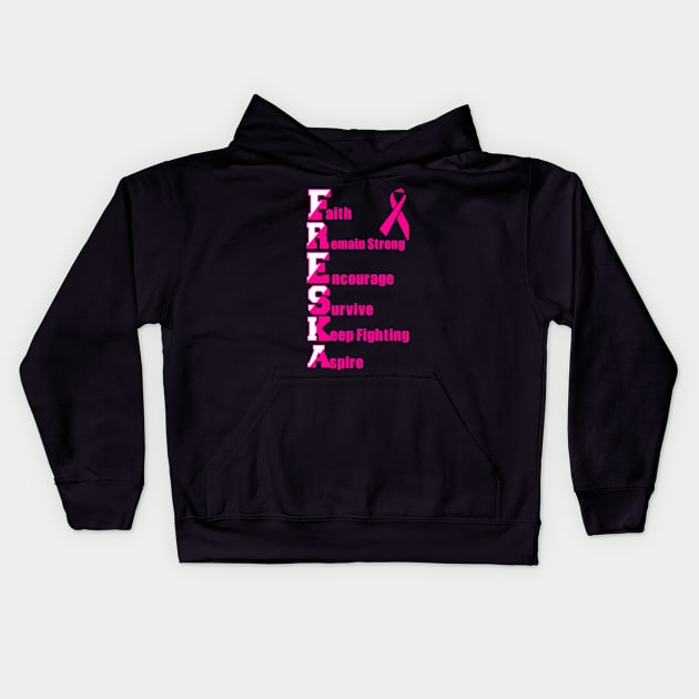 Freska Fight, Inspire, Cure Kids Hoodie by Michael_Darkheart